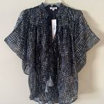 Badgley Mischka  NWT printed blouse in size XS Photo 0