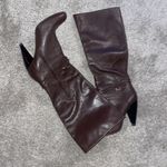 Ann Taylor knee high brown riding heeled boots size 8 Photo 7