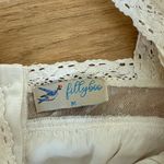 Fillyboo Top & Mini Skirt The Garter Set Size M Ivory White Size M Photo 4