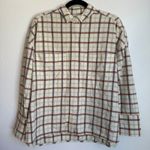 Everlane NEW Cotton Oversized Flannel Boxy Oxford Shirt in Plaid S Photo 1