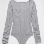 American Eagle  Plush Long-Sleeve Scoop Neck Bodysuit Photo 2