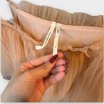 Anthropologie Pleated Tulle Cami Top – Size M (Peach Blush) Photo 10