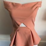 Parker • Coral Peach Orange Davina Off The Shoulder Cutout Tank Top Photo 15