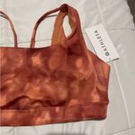 Athleta  Exhale Printed sports Bra D/DD Serene Island Coral Photo 1