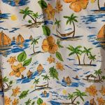 Breckenridge Vintage  Tropical Print Crop Pants size 10 Photo 1