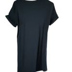 Black Mini Dress with Raglan Sleeves Photo 3