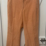 Levi's  Premium Math Club Flare Pants 32 Orange Corduroy High Rise School Funky Photo 0