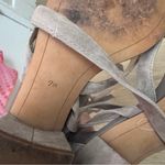 Sam Edelman Taupe Strappy lace up block heels Photo 5