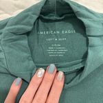 American Eagle  Soft & Sexy Teal Mockneck Tshirt Photo 1