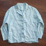 Wilfred  Sky Blue Chic Feminine Casual Trendy Lightweight Linen Shirt Size XXS Photo 0