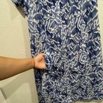 Peck And Peck White And Blue Mini Dress Photo 2