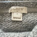 J.Crew Funnelneck Sweatshirt Womens Size Small Gray Front Pockets Simple Casual Photo 6