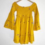 Free People  Counting Daisies Off-the-Shoulder Embroidered Dress Photo 4