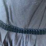 Ted Baker black midi dress with full skirt and velvet trim Photo 6