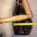 Coach  Madison Purple Patent Leather Madison Paige Triple Section Shoulder Bag Photo 9