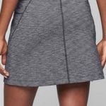 Athleta  Marled Grey Excursion Skirt Skort Athletic Golf Hiking Tennis Small Photo 2