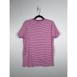 Ralph Lauren Polo  Women's Short Sleeve Striped Cotton Tee Sz XL‎ Pink Photo 4