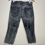 Current/Elliot The Skinny Bleach Out Destroy Jean Capri Ankle Cropped Size 25 Photo 3