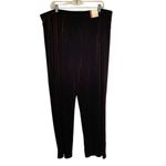 Avenue  high rise brown velvet pull on wide leg pants women’s 18/20 NEW holiday Photo 1