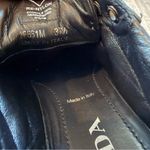 Prada  Milano Black Nylon & Leather Triangle Logo Sneakers EU 37.5 Photo 6