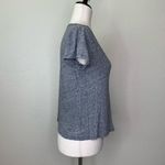Madewell  Gray Crewneck Slub Cotton Short Sleeves Tee Photo 5