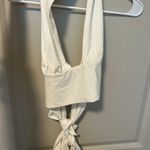 Princess Polly White Silk Top Photo 3