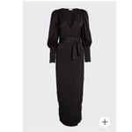 Rhode Aspen Maxi Wrap Dress Black Size XS Photo 2