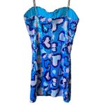 Amylynn Heart Diamante Sequin Mini Dress NWOT Size Small Blue Photo 2