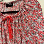 Lane Bryant Floral Peasant Blouse 14 Party Boho Chic Coastal Granddaughter Style Photo 2