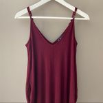 Lulus  Maxi Boho Dress Maroon Sz S/M Photo 10