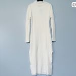 Mango CREAM PERKINS-NECK RIBBED MIDI SWEATER DRESS Photo 3