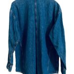 Ruff Hewn Heavyweight Denim Long Sleeve Button Down Shirt Photo 1