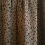 Gap  midi satin skirt brown floral skirt Size Large Photo 4