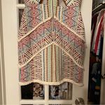 Adelyn Rae  Embroidered Dress Fringe Exposed Zipper Back Cut Outs Size S Photo 8