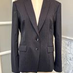 BOSS Jukani Check Wool Suit Blazer Jacket Professional Size 10 Black Photo 1