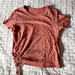 Aerie Raw Sienna Vinage Tie T-Shirt Size Small Photo 0