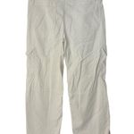 American Eagle  Super High Rise Baggy Wide Leg Pants White Y2K Streetwear 2 Photo 1