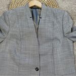 T Tahari NWT Women’s Adara Single-Button Jacket Blazer Office in Black White 12 Photo 3