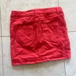 J.Crew Coral Pink Stretch Jean Mini Skirt Sz 4 Photo 1