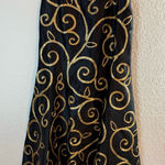 Chetta B ‎ Sherrie Bloom Peter Noviello gold and Black Maxi size 8 Photo 0