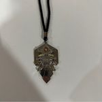 Free Press NWT Necklace Silver Tone Jeweled Arrow Pendant Fashion Jewelry Photo 1