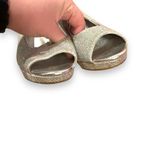 Worthington  Dayne Silver Metallic Peep Toe Stiletto Heels Sz‎ 6.5 Photo 4