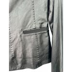 Elie Tahari Eli Tahari | S | Jacket Blazer Leather Lamb Black Ribbon Detail Cropped Women Photo 2