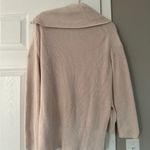 All Saints Cream Side Zipper Detail Cableknit Sweater Photo 7