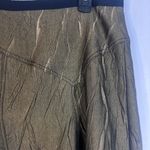 Neesh by DAR Shiny Green Crinkle Crushed Taffeta Aline Circle Skirt Size Large Photo 6