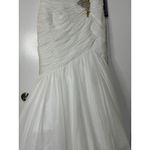 Mac Duggal  Bustier Gown White Beaded Embellishments Size 10 NWT 64330 Wedding Photo 5