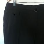 Larry Levine  Black Dress Crop Capri Pants Photo 1