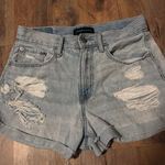 Aeropostale  Women's Ripped Jean Shorts - Light Blue Photo 0