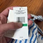 Jessica Simpson  Sunshine Stripe Retro Bikini Top Bluebell Stripe Size L NWT Photo 7
