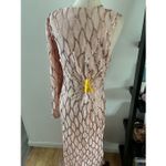 Lulus pink long sleeve sparkley fancy dress size large Photo 3